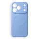 Silicone Mag Cover MagSafe (camera protection) iPhone 17 Pro / 18 Pro tok, világoskék
