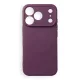 Silicone Mag Cover MagSafe (camera protection) Dark Cherry iPhone 17 Pro / 18 Pro tok, bordó