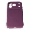Silicone Mag Cover MagSafe (camera protection) Dark Cherry iPhone 17 Pro / 18 Pro tok, bordó