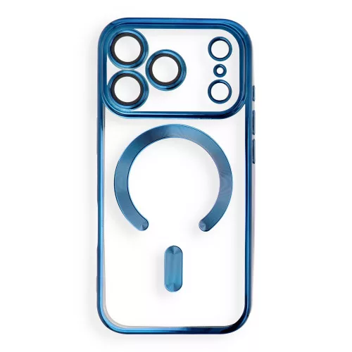 Electro Mag Cover MagSafe iPhone 17 Pro / 18 Pro tok, sötétkék