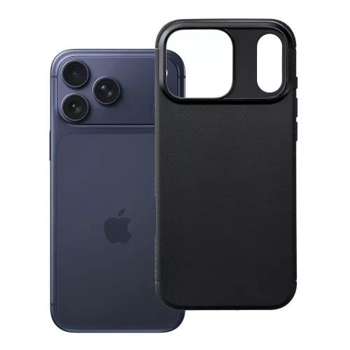 Carbon Premium iPhone 17 Pro Max / 18 Pro Max tok, fekete