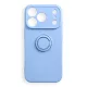 Silicone Ring iPhone 17 Pro / 18 Pro tok, világoskék