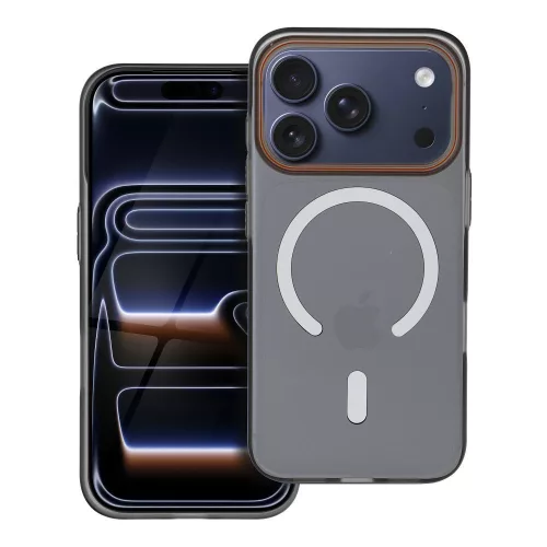 Go Orange MagSafe iPhone 17 Pro Max / 18 Pro Max tok, fekete