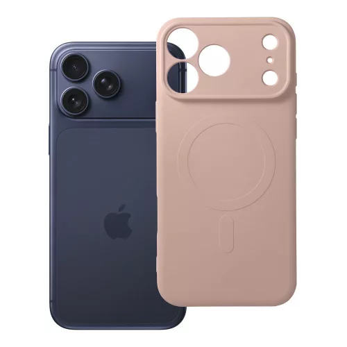 Silicone Mag Cover MagSafe (camera protection) iPhone 17 Pro Max / 18 Pro Max tok, rózsaszín