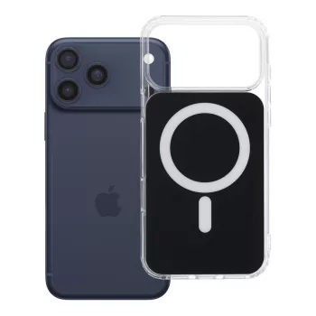   Clear Fusion Mag Cover MagSafe iPhone 17 Pro Max / 18 Pro Max tok, fekete