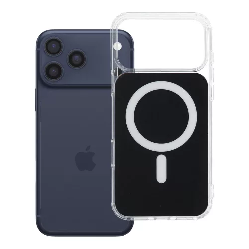 Clear Fusion Mag Cover MagSafe iPhone 17 Pro Max / 18 Pro Max tok, fekete