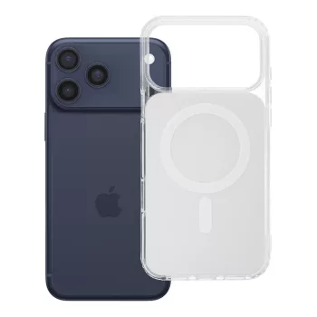   Clear Fusion Mag Cover MagSafe iPhone 17 Pro Max / 18 Pro Max tok, fehér