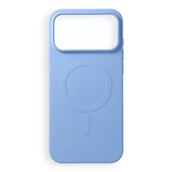   Silicone Mag Cover MagSafe (big hole) iPhone 17 Pro Max / 18 Pro Max tok, világoskék