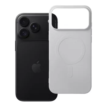   Silicone Mag Cover MagSafe (big hole) iPhone 18 Pro Max / 17 Pro Max tok, ezüst