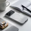 Silicone Mag Cover MagSafe (big hole) iPhone 18 Pro Max / 17 Pro Max tok, ezüst