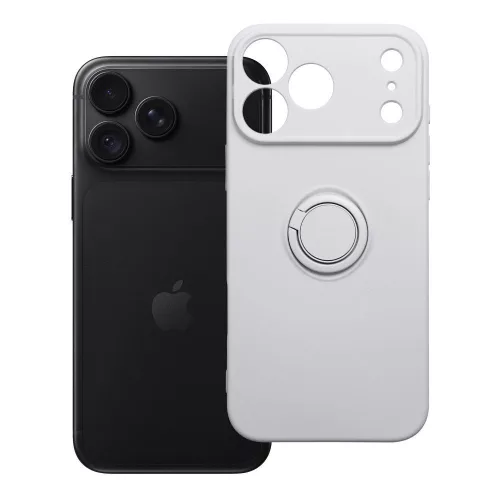 Silicone Ring iPhone 18 Pro Max / 17 Pro Max tok, ezüst