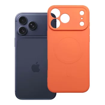   Silicone Mag Cover MagSafe (camera protection) iPhone 17 Pro Max / 18 Pro Max tok, narancssárga