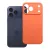 Silicone Mag Cover MagSafe (camera protection) iPhone 17 Pro Max / 18 Pro Max tok, narancssárga
