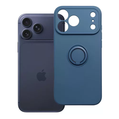 Silicone Ring iPhone 17 Pro Max / 18 Pro Max tok, sötétkék