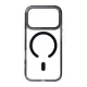 Frame Clear Hybrid Mag Cover MagSafe iPhone 17 Pro Max / 18 Pro Max tok, fekete