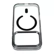Frame Clear Hybrid Mag Cover MagSafe iPhone 17 Pro Max / 18 Pro Max tok, fekete