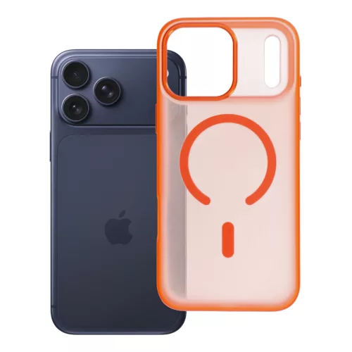 Flexline Mag Cover MagSafe iPhone 17 Pro Max / 18 Pro Max tok, narancssárga