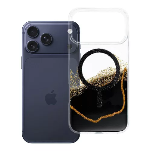 Golden MagSafe iPhone 18 Pro Max / 17 Pro Max tok, fekete