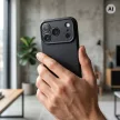 Metallic iPhone 18 Pro Max / 17 Pro Max tok, fekete