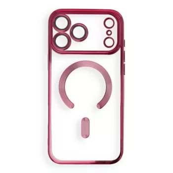   Electro Mag Cover MagSafe Dark Cherry iPhone 17 Pro Max / 18 Pro Max tok, bordó