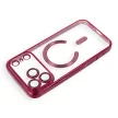 Electro Mag Cover MagSafe Dark Cherry iPhone 17 Pro Max / 18 Pro Max tok, bordó