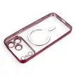 Electro Mag Cover MagSafe Dark Cherry iPhone 17 Pro Max / 18 Pro Max tok, bordó