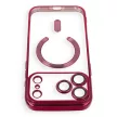 Electro Mag Cover MagSafe Dark Cherry iPhone 17 Pro Max / 18 Pro Max tok, bordó