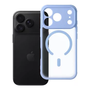   Full Matte Mag Cover MagSafe iPhone 18 Pro / 17 Pro tok, világoskék