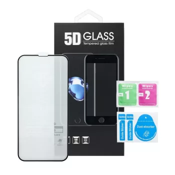 5D Full Glue iPhone 18 üvegfólia, matt fekete