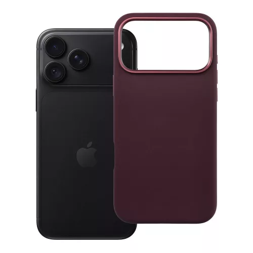 Forcell F-Protect Frame Premium MagSafe Dark Cherry iPhone 18 Pro Max / 17 Pro Max tok, bordó