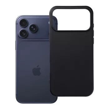Silicone iPhone 17 Pro Max / 18 Pro Max tok, fekete