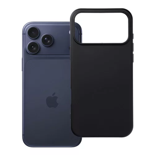 Silicone iPhone 17 Pro Max / 18 Pro Max tok, fekete