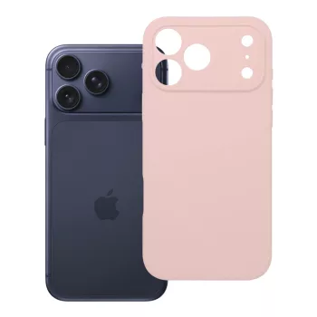   Silicone 2mm (camera protection) iPhone 18 Pro Max / 17 Pro Max tok, világos rózsaszín