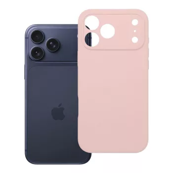   Silicone 2mm (camera protection) MagSafe iPhone 18 Pro Max / 17 Pro Max tok, világos rózsaszín