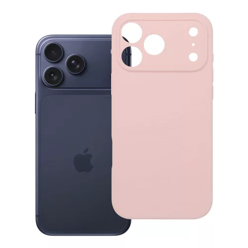 Silicone 2mm (camera protection) MagSafe iPhone 18 Pro Max / 17 Pro Max tok, világos rózsaszín