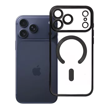   Electro Mag Cover MagSafe iPhone 17 Pro Max / 18 Pro Max tok, fekete