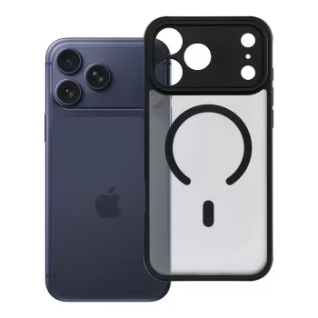   Full Matte Mag Cover MagSafe iPhone 17 Pro Max / 18 Pro Max tok, fekete