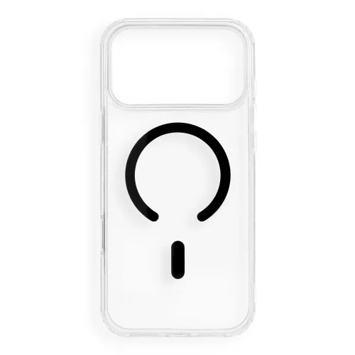 Drop Glue Colorful Ring Mag Cover MagSafe iPhone 17 Pro Max / 18 Pro Max tok, fekete