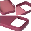 Silicone Dark Cherry iPhone 17 Pro / 18 Pro tok, bordó