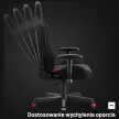 Diablo Chairs X-Starter, gamer szék, fekete, piros