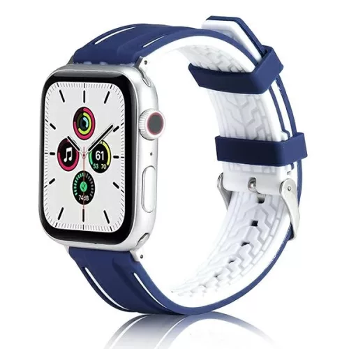 Beline Apple Watch óraszíj Solid Silicone 38/40/41mm, fehér
