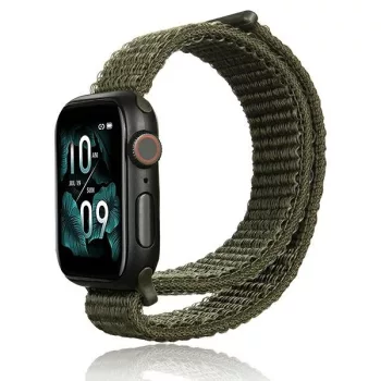Beline óraszíj Apple Watch Nylon 38/40/41mm, szürke