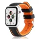 Beline Apple Watch óraszíj tömör szilikon 38/40/41mm, narancssárga, fekete