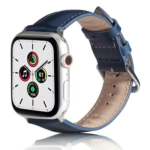 Beline Apple Watch óraszíj Bőr 38/40/41mm, kék