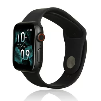Beline Apple Watch óraszíj szilikon 42/44/45/49mm, fekete