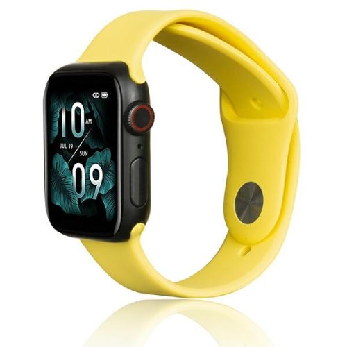 Beline Apple Watch óraszíj szilikon 42/44/45/49mm, sárga