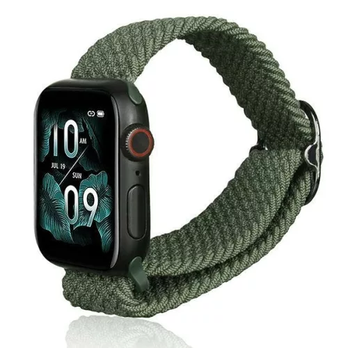Beline óraszíj Apple Watch Textil 38/40/41mm, zöld