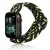 Beline Apple Watch Textile óraszíj 38/40/41mm, fekete, zöld