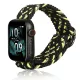 Beline Apple Watch Textile óraszíj 38/40/41mm, fekete, zöld