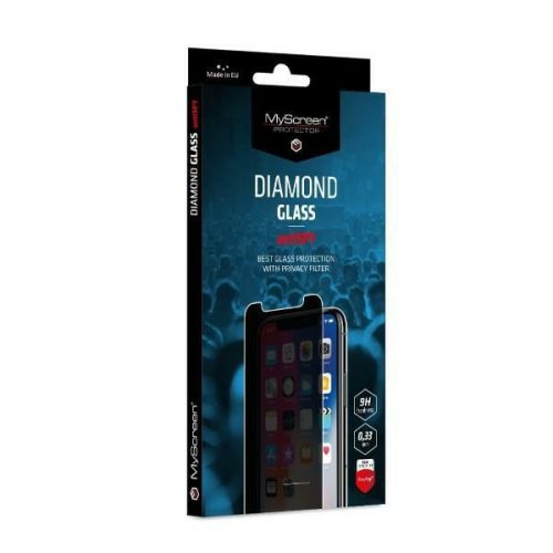 MS AntiSPY Diamond Glass iPhone 14/13 /13 Pro edzett üvegfólia